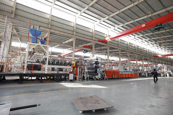 PP, PE, ABS, PVC,PVDF Thick Plate Extrusion Line10