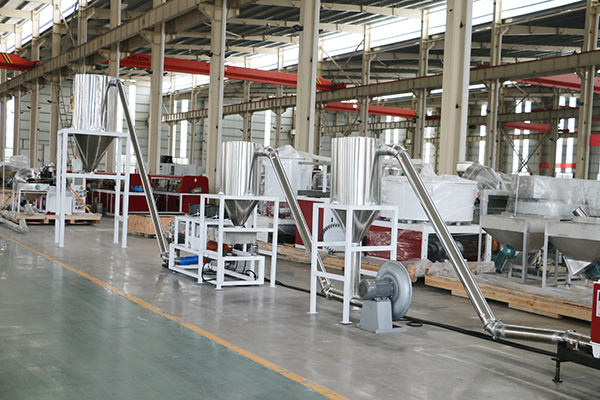 PVC Counter Conical Twin-screw   Pelletizing Extrusion Line1