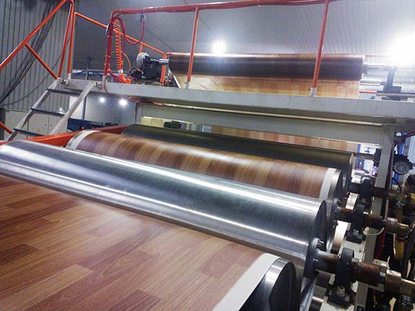 PVC composite floor leather extrusion machine7