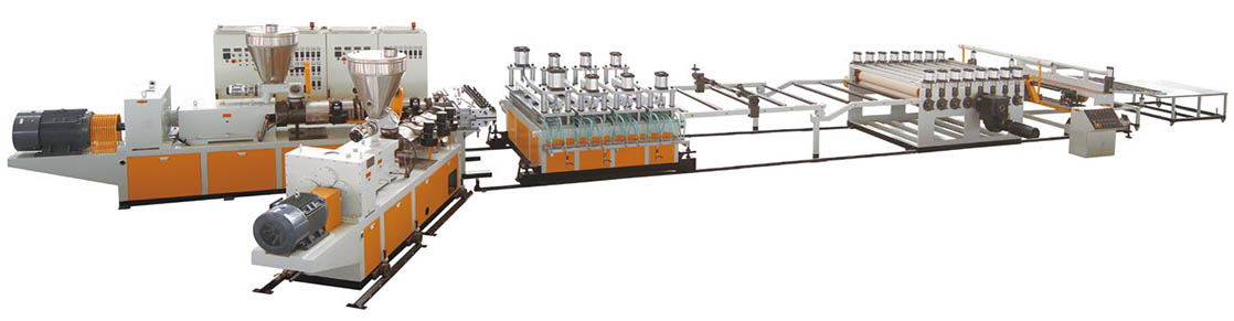 PVC foaming board and WPC foaming board Extrusion Line5
