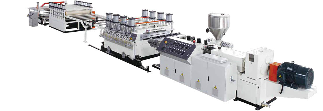 PVC foaming board and WPC foaming board Extrusion Line6